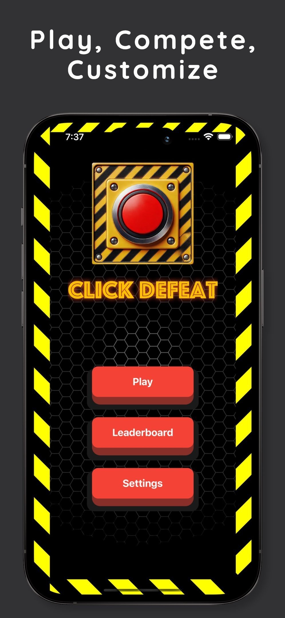 Click Defeat game screenshot 1